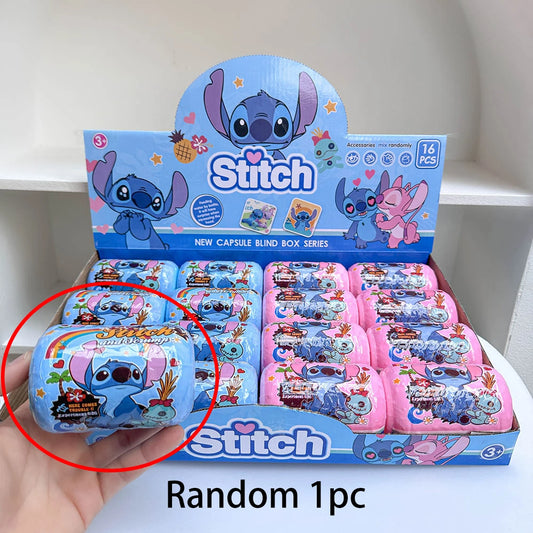 16pcs Lilo & Stitch Action Figure Capsule Set