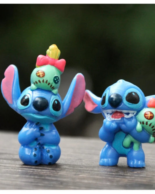 Miniso Lilo & Stitch 6pcs Cartoon Figure Set