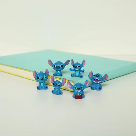 12pcs Mini Stitch Anime Figurine Dolls