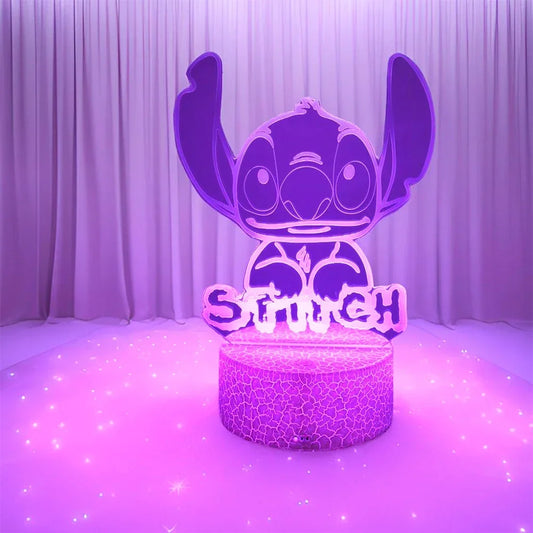 Stitch 3D Illusion Night Light