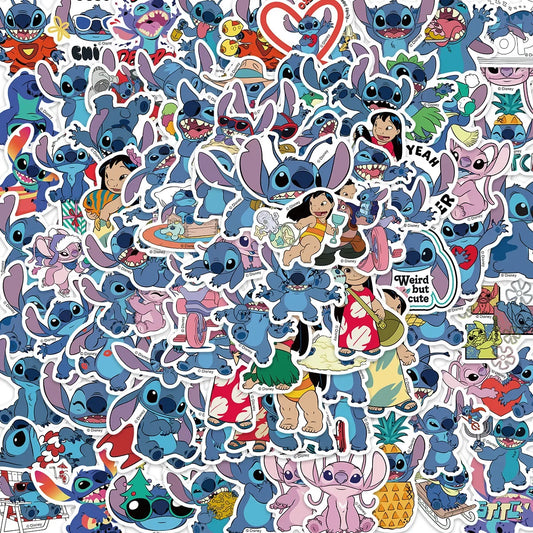 100PCS Disney Stitch Anime Stickers