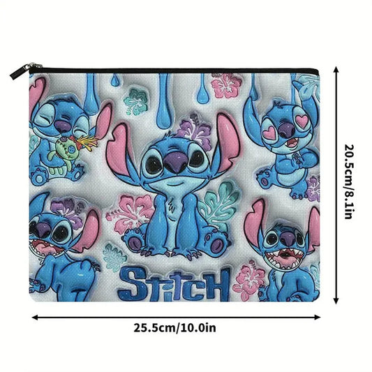 Kawaii Stitch Anime Makeup Bag