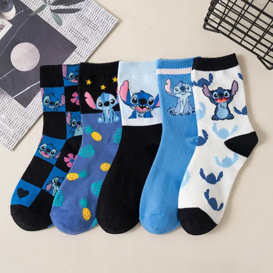 Kawaii Stitch Cotton Socks