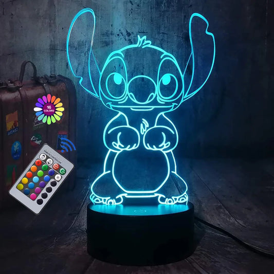 Stitch 3D Night Light