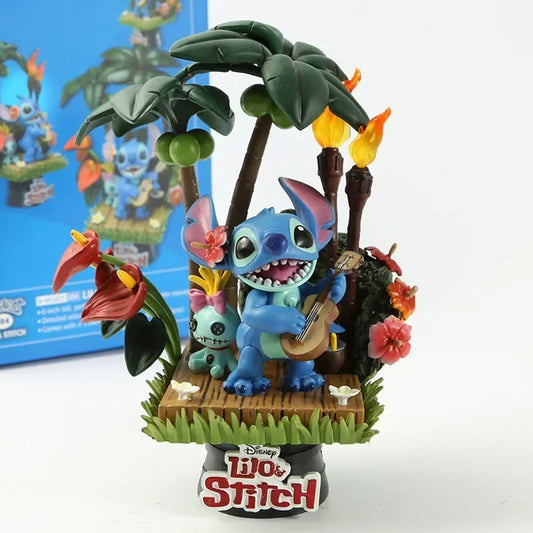 11–18cm Disney Lilo & Stitch Holiday Time Figures