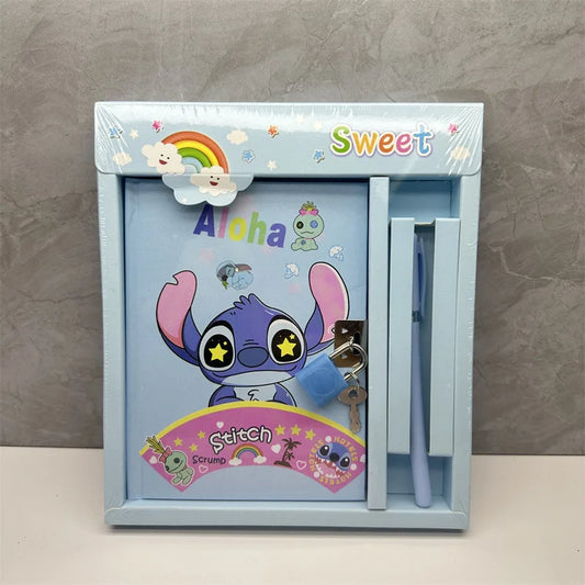 Disney Stitch Diary Set with Lock