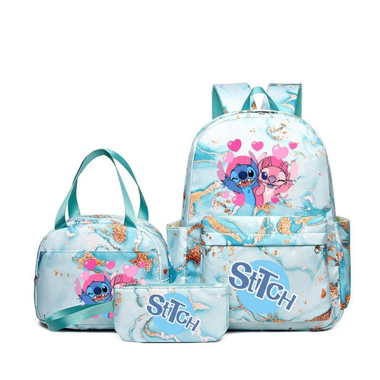 3-Piece Stitch Backpack Set
