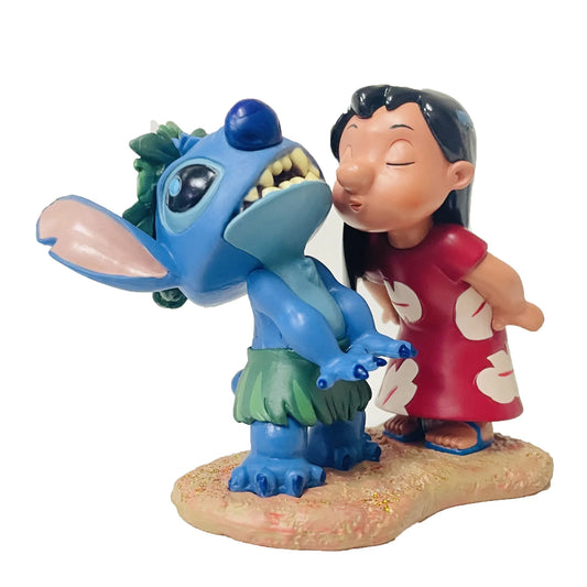 Kawaii Disney Lilo Kiss Stitch PVC Action Figures