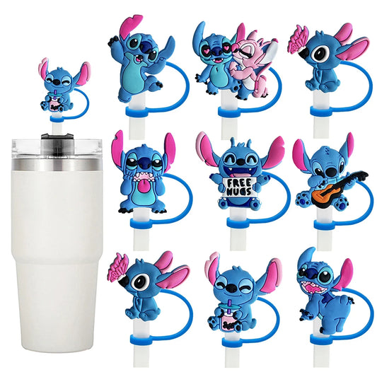 Disney Stitch Straw Cap Set