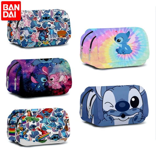 BANDAI Stitch Flap Pencil Case