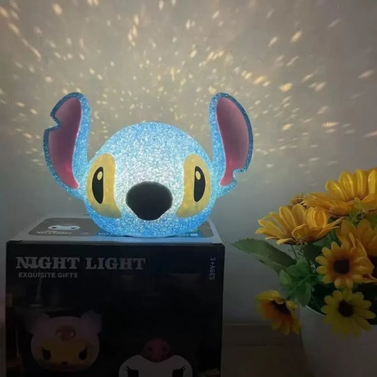 Labubu Stitch Particle Projection Night Light