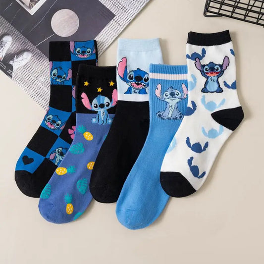 Kawaii Stitch Cotton Socks