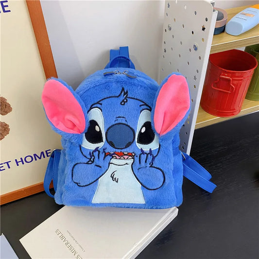 New Disney Plush Stitch Backpack