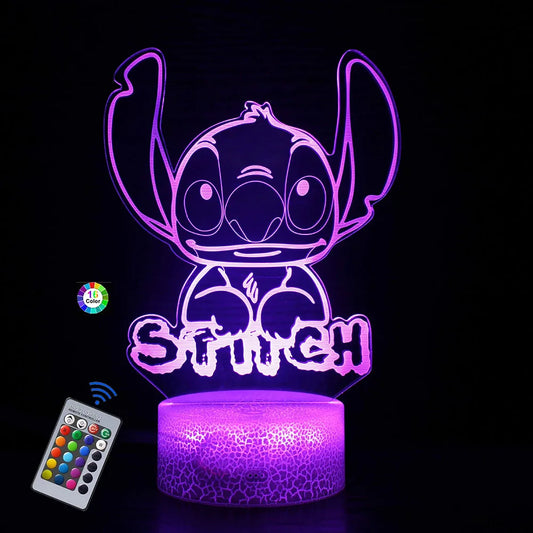 3D Stitch Night Light