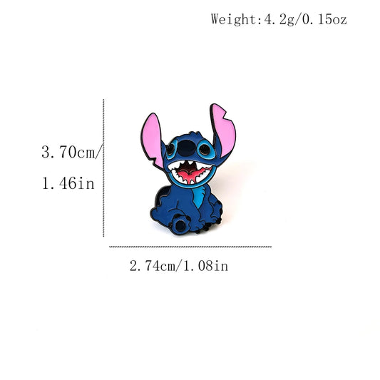 Cute Cartoon Stitch Brooch