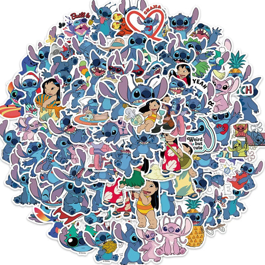 100PCS Disney Stitch Anime Stickers