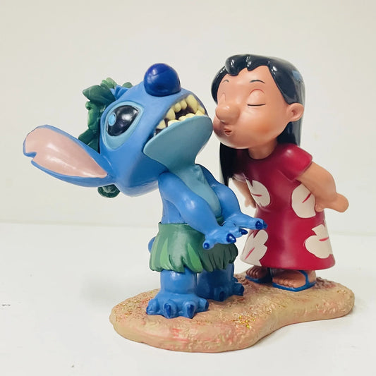Kawaii Disney Lilo Kiss Stitch PVC Action Figures