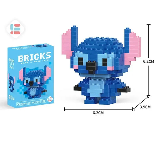 Disney Lilo &amp; Stitch LEGO-Style Assembled Model Toys