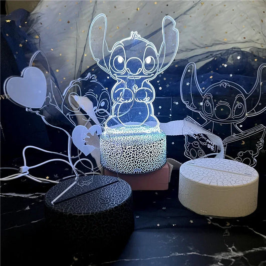 Sets 3D Illusion Stitch Night Light