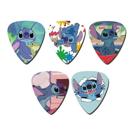 10Pcs Disney Stitch Guitar Picks