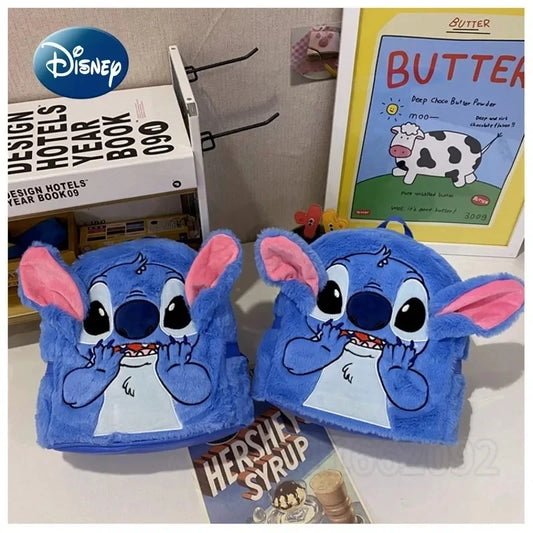 New Disney Plush Stitch Backpack