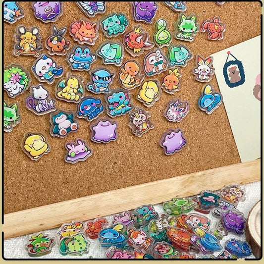 30/60Pcs Pokemon DIY Accessories