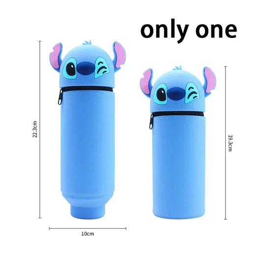 Stitch Foldable Silicone Pencil Case
